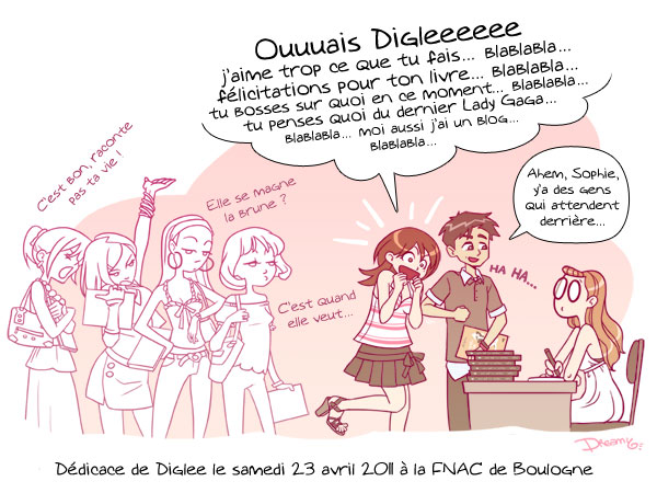 Dédicace de Diglee