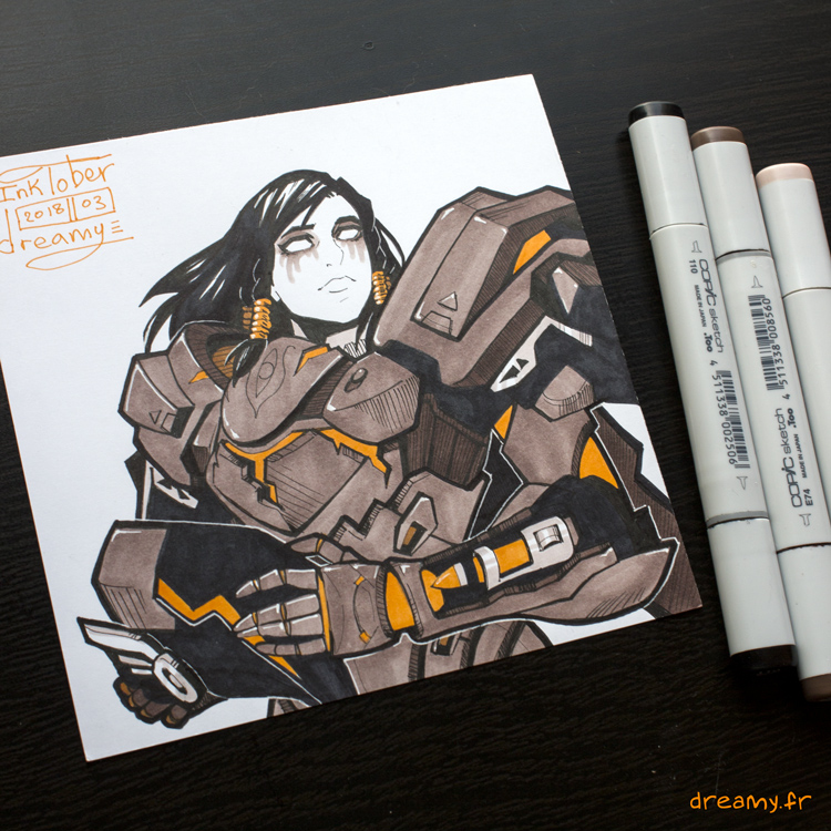 Inktober Overwatch